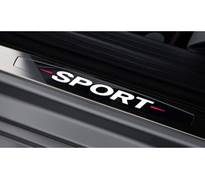 Панель порогу двері, з підсвіткою SPORT для Mercedes W176, W246, W242EV, C117, X117, X156
