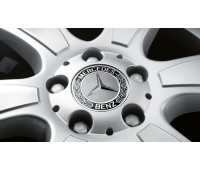 Кришка ступиці колеса, Зірка, Classic Roadster дизайн, чорний для Mercedes Кришка ступиці колеса, Зірка, Classic Roadster дизайн, чорний для Mercedes
