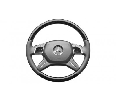 Шкіряне рульове колесо з сірий для Mercedes W166 Шкіряне рульове колесо з сірий для Mercedes W166
