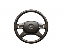Шкіряне рульове колесо коричневий для Mercedes W166 Шкіряне рульове колесо коричневий для Mercedes W166