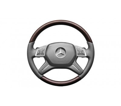 Шкіряне рулевое колесо коричневий/сірий для Mercedes W166 Шкіряне рулевое колесо коричневий/сірий для Mercedes W166