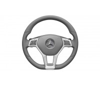 Шкіряне рульове колесо SPORT сірий для Mercedes A207, C207 Шкіряне рульове колесо SPORT сірий для Mercedes A207, C207