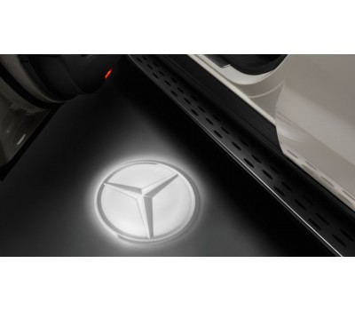 Світлодіодні проектори, звезда Mercedes, 2 шт.