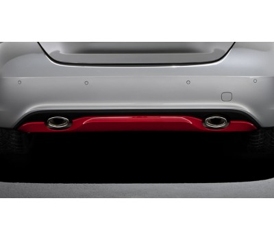 Дифузорна задня обробка фартуха, 2-трубна загрунтована для Mercedes W176